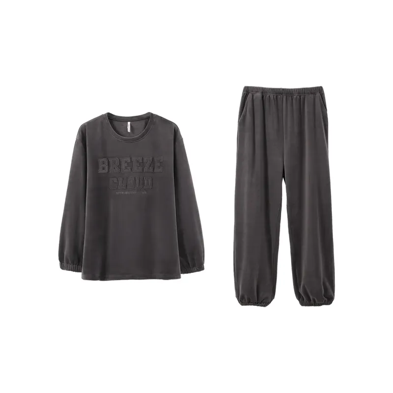 Aannsfam Pajama Set Men's Whale Gray-0