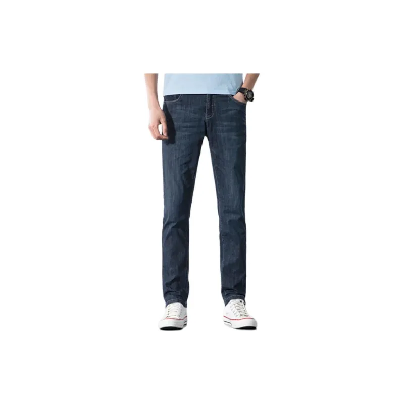 Red bean Jeans Men Dark Blue-1