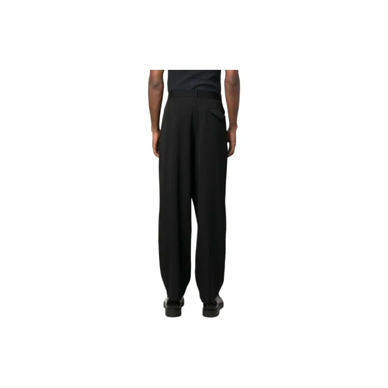 THE ROW Pleated Wide-leg Wool Trousers-2