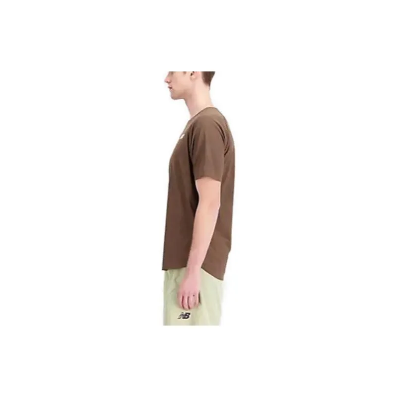New Balance T Shirts Men Brown-4