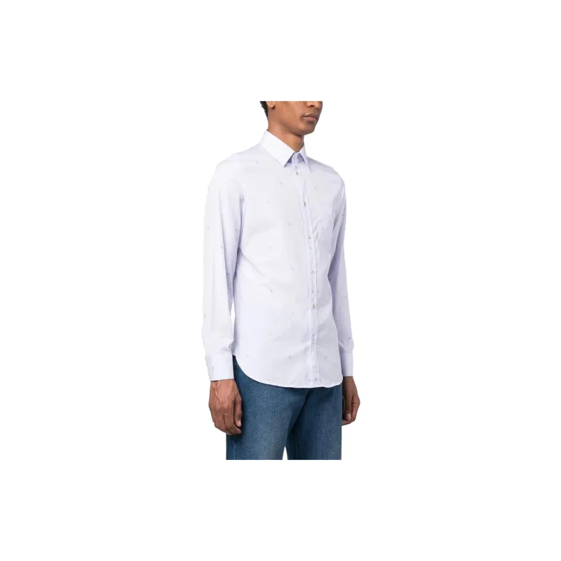 GUCCI SS23 Shirt Men's Pink Blue-3