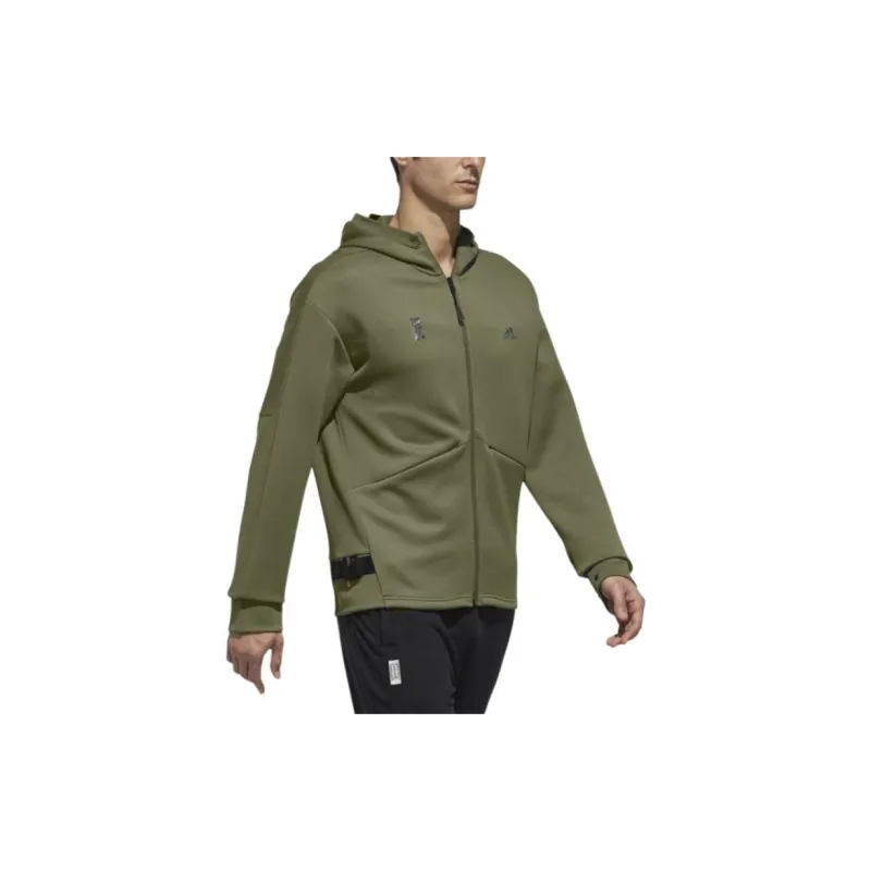 Adidas Wuji Series Jackets Men Army Green-4