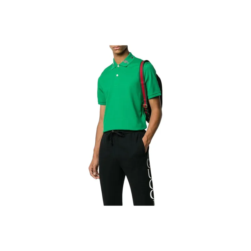 GUCCI Polo Shirts Men Green-1