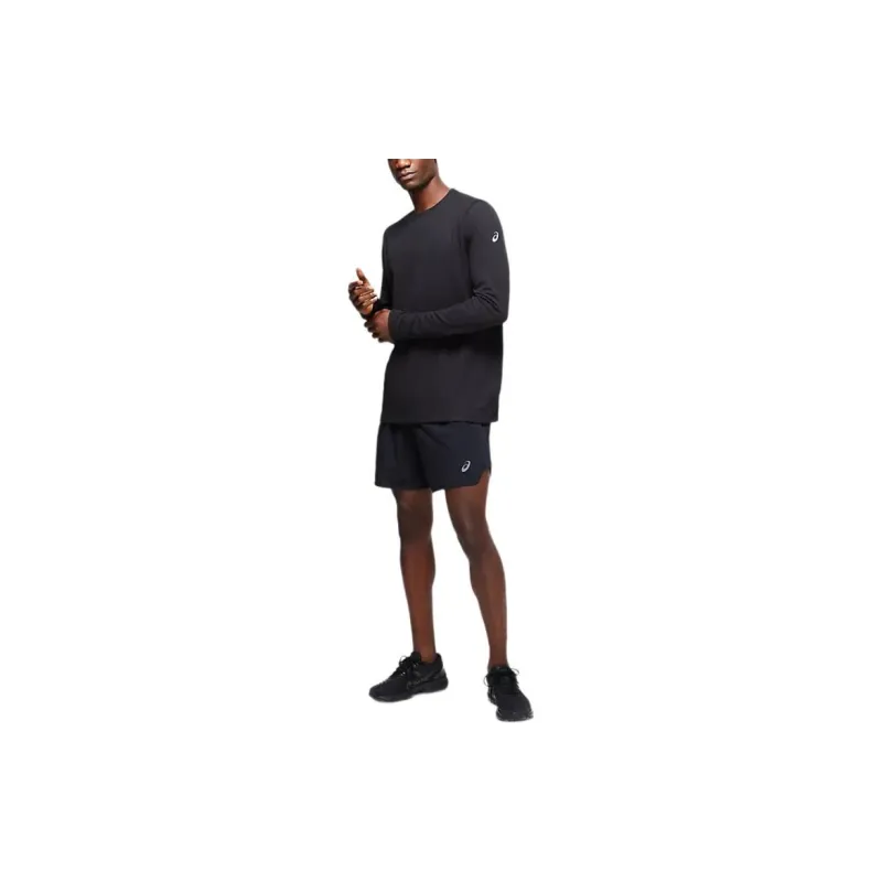 Asics Ready-Set II Long Sleeve Tee T-Shirt Men's Black-1
