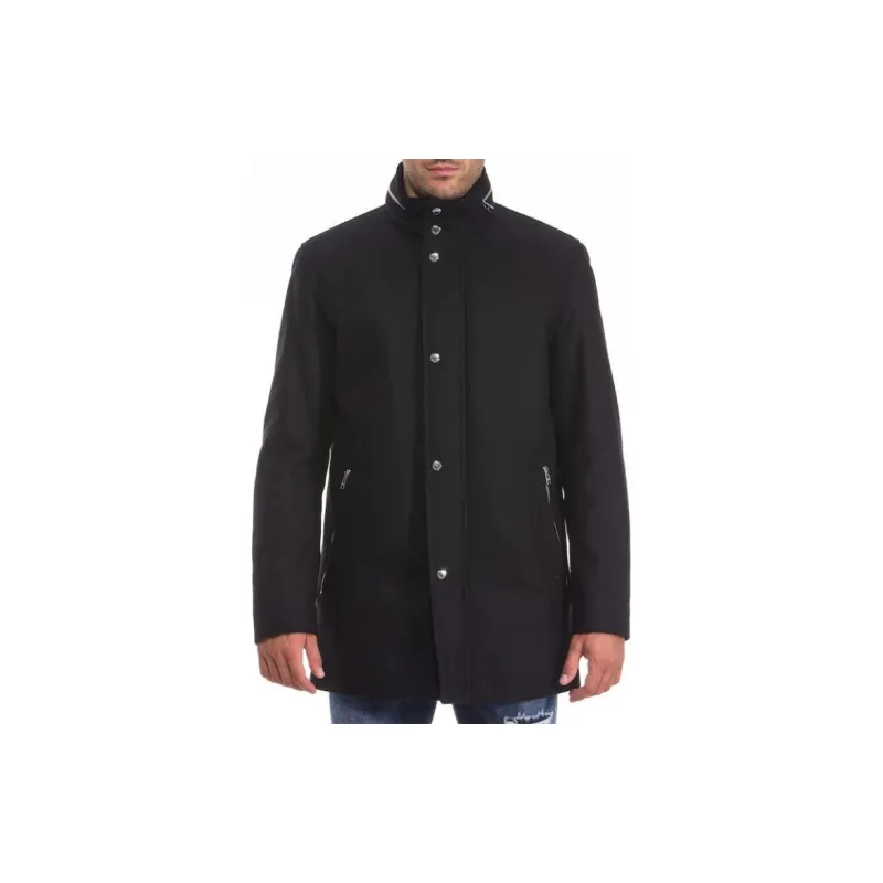 HUGO BOSS Coats Men Black-2