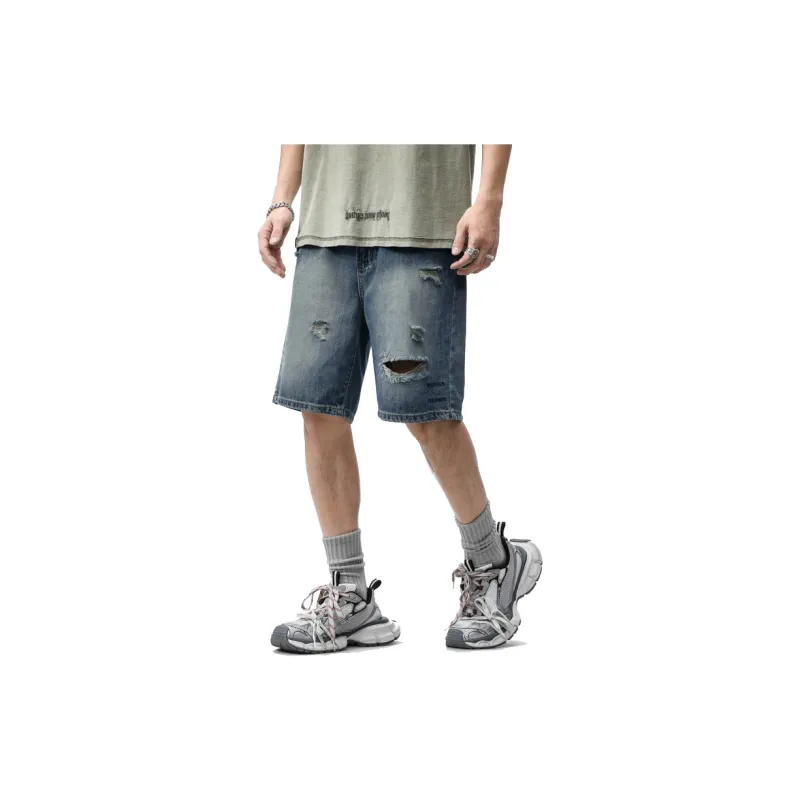 KGK Denim Shorts Men's Vintage Blue-4