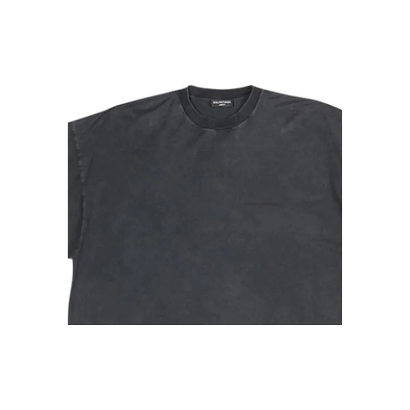 Balenciaga FW22 T Shirt Loose Fit Style Men's Black-5