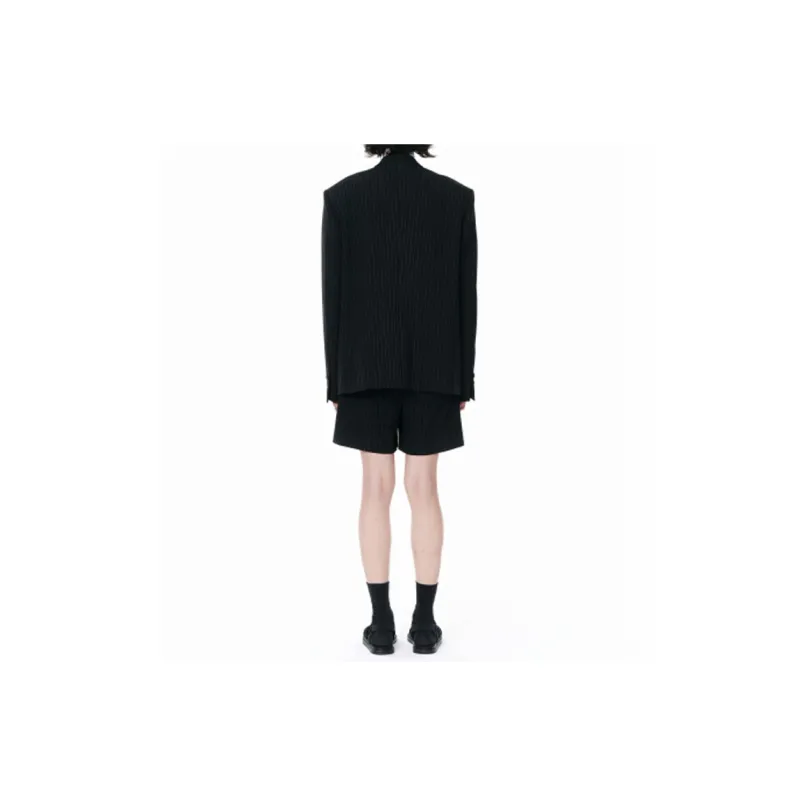 WE11DONE Casual Shorts Men Black-3