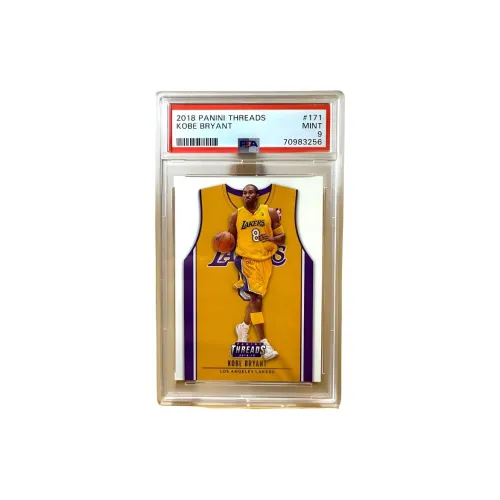 PANINI 2018 Lakers Kobe Threads Yellow Jersey Tank Top PSA 9 Bryant Player Card Graded Cards 1 Pc