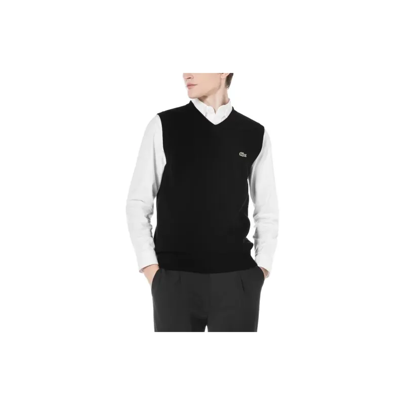 LACOSTE Vests Men Black-1