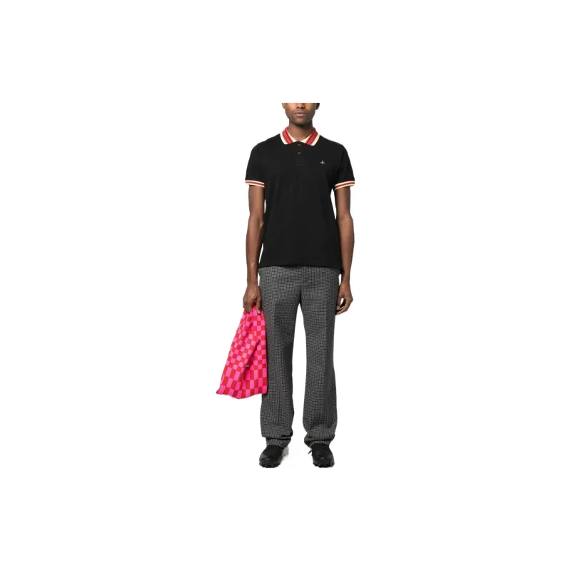 Vivienne Westwood Polo Shirts Men Black-1