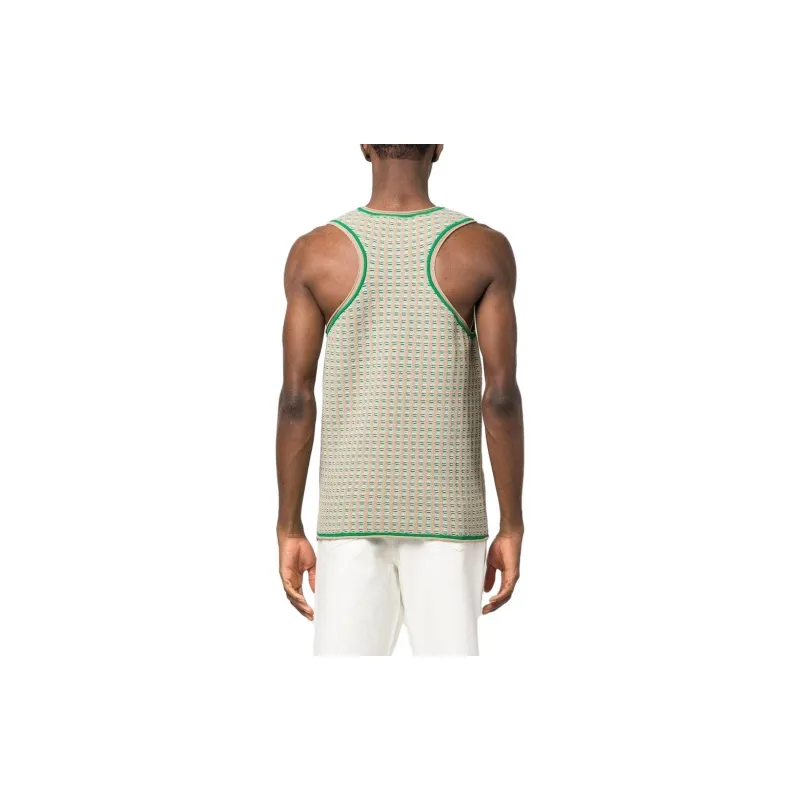 Jacquemus Tank Tops Men Green-2