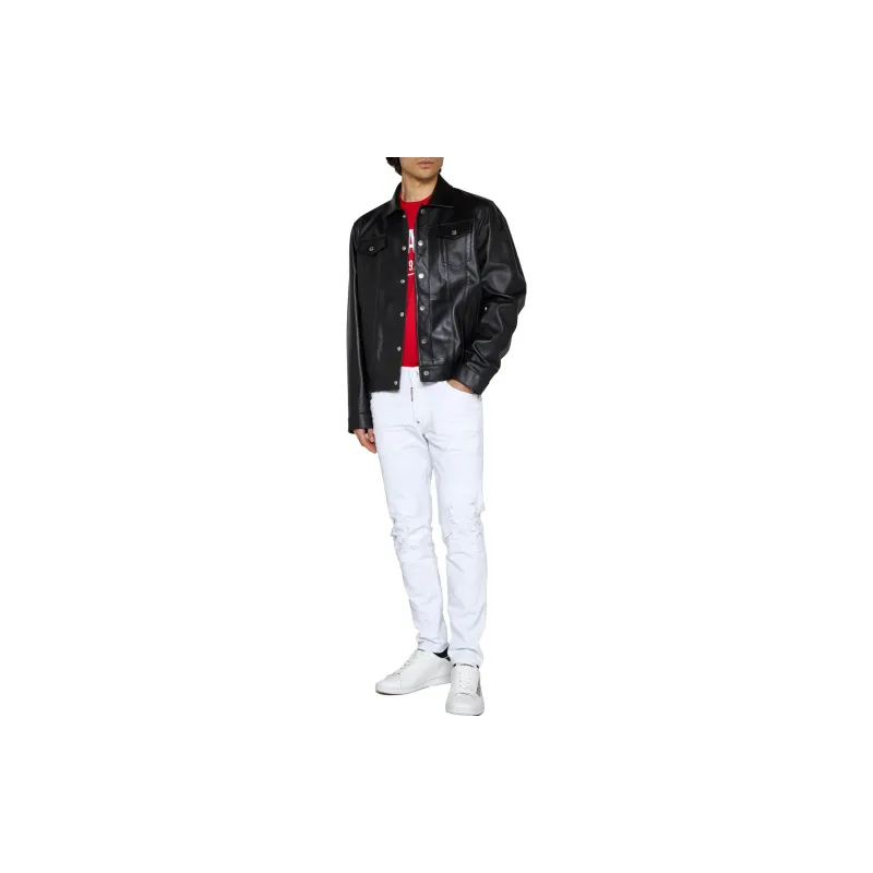 DSQUARED 2 Long Sleeved Snapped Jacket-1