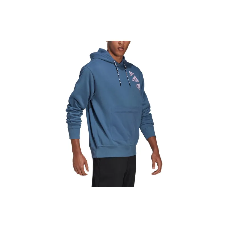 Adidas Sweatshirts Unisex Blue-3