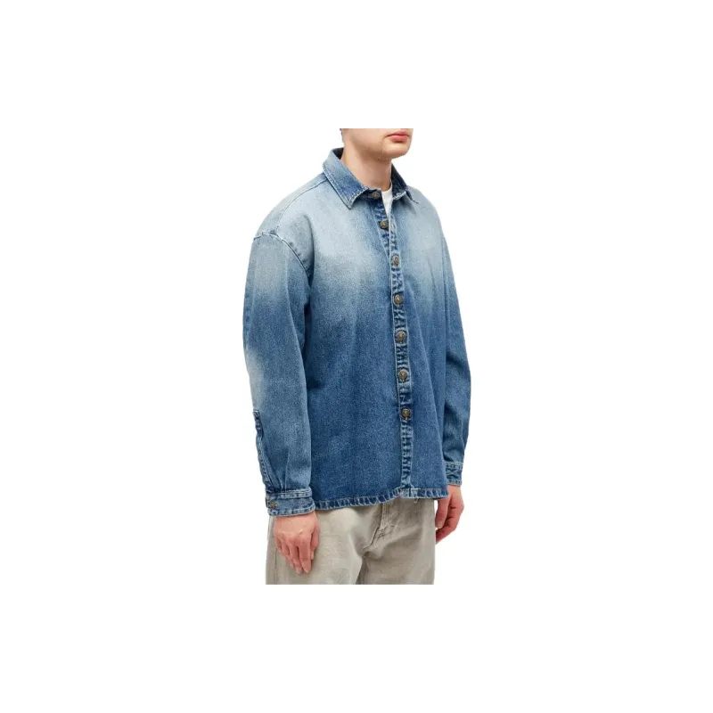 424 Gradient effect Denim Shirt-2