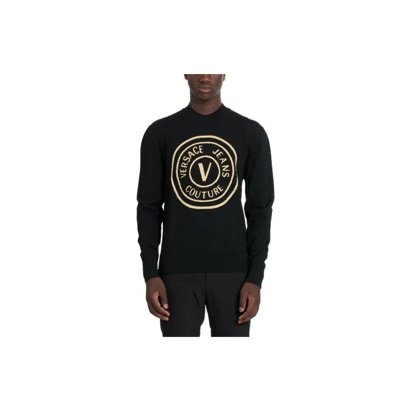 VERSACE JEANS COUTURE Logo Printed Crewneck Jumper-5