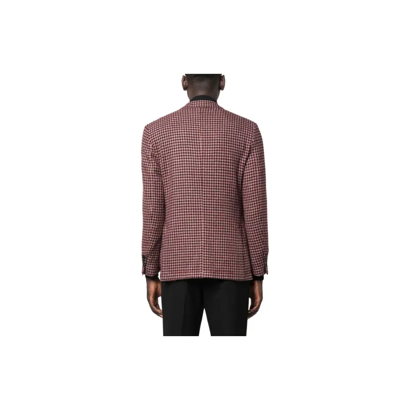 LARDINI Houndstooth pattern Blazer-2