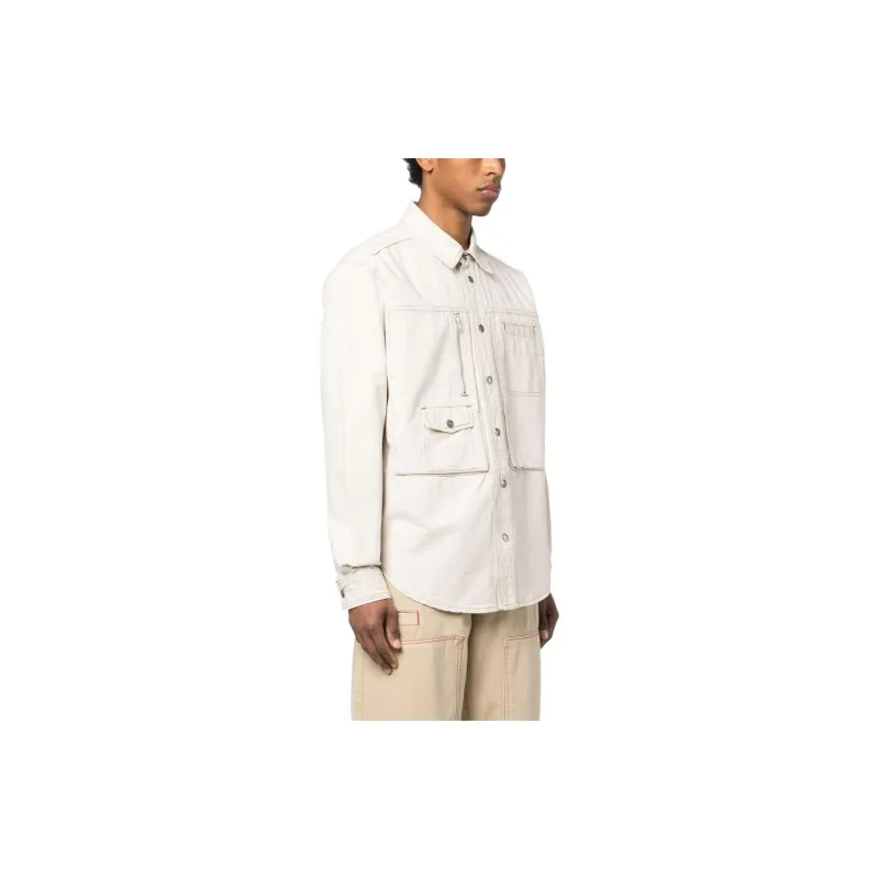 ISABEL MARANT Button-Up Shirt Jacket-3