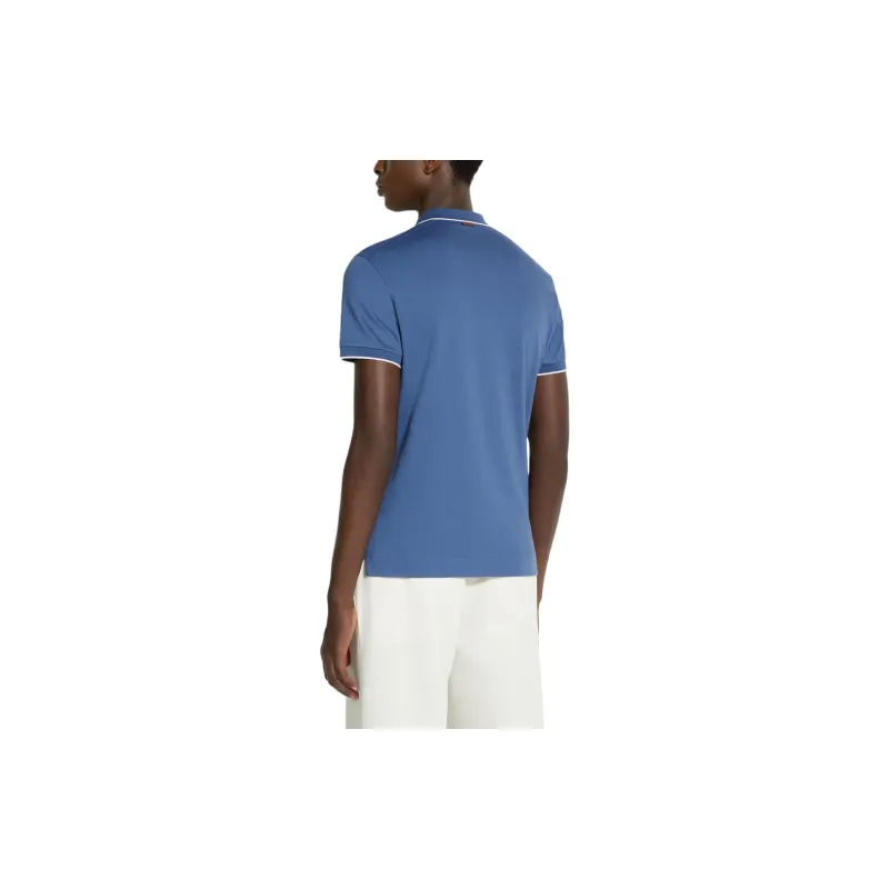 Ermenegildo Zegna Polo Shirts Men Blue-1