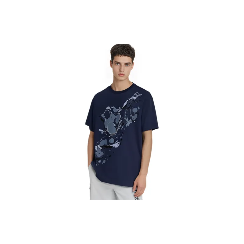 Zzegna T Shirts Men Blue-4