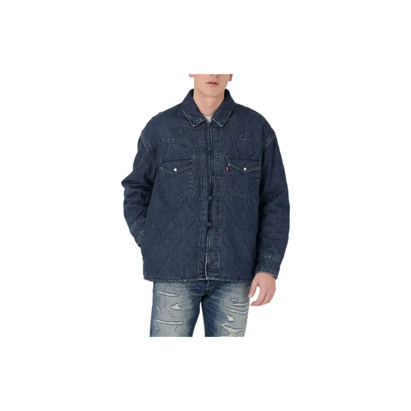 Levis Shirts Men Dark Indigo-1