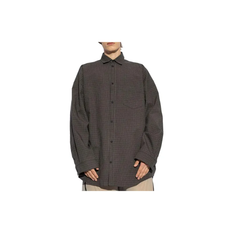 Balenciaga Check Shirt-1