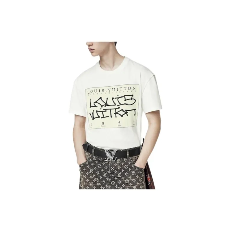 LOUIS VUITTON T Shirt Men's White-4