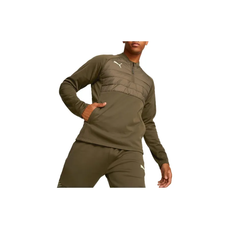 PUMA INDIVIDUAL LIGA Sweatshirts Men Dark Olive-3