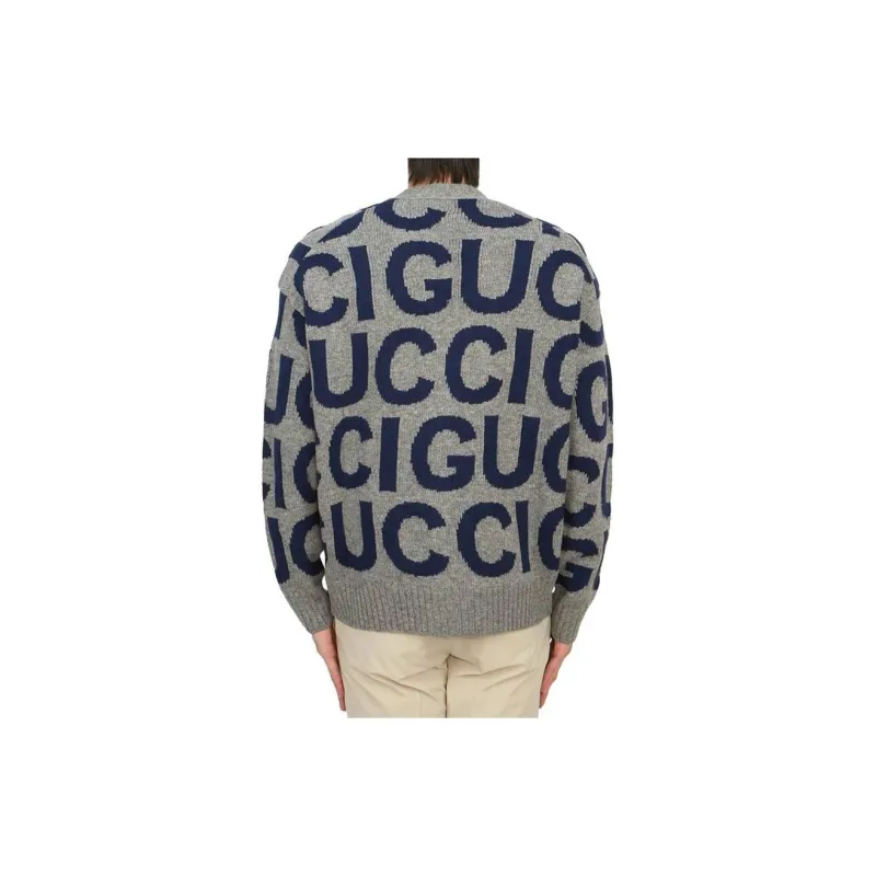 GUCCI Knitwear Men Gray-2