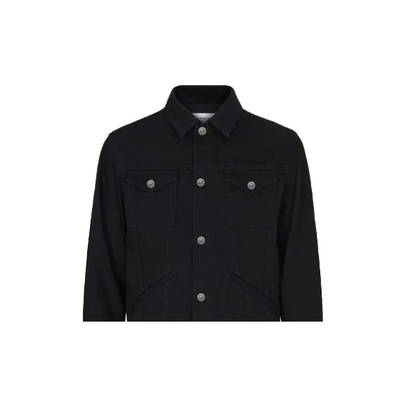Givenchy Denim Jackets Men Black-5
