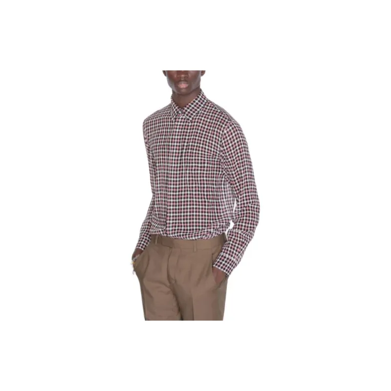 DIOR Quarterly New Products Shirts Men Red-3