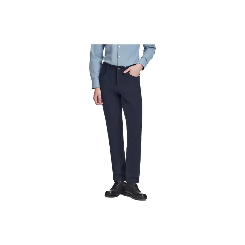 GOLDLION Casual Pants Men's Navy Blue-2