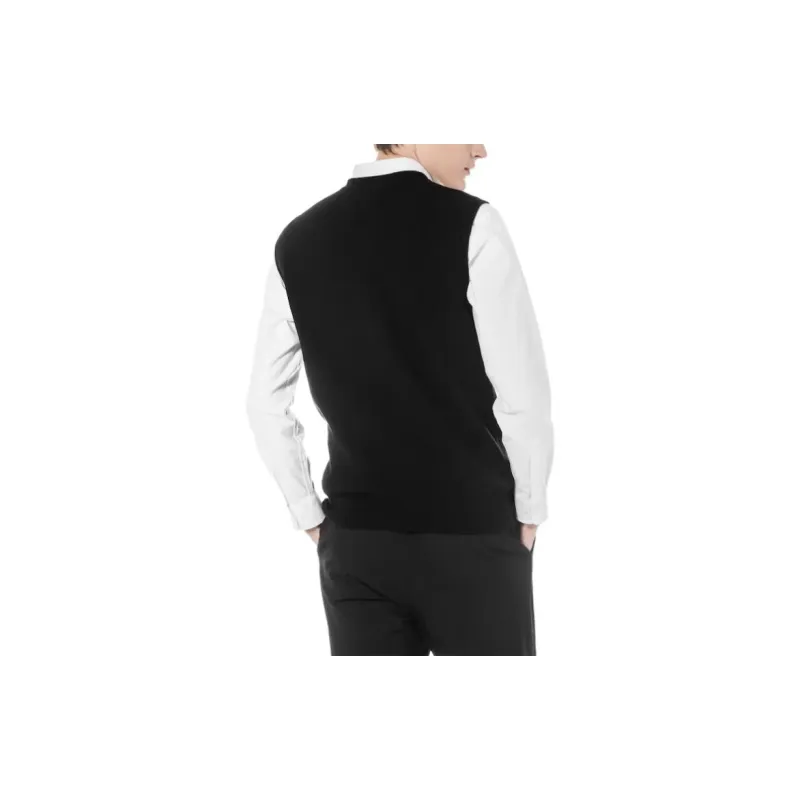 LACOSTE Vests Men Black-3