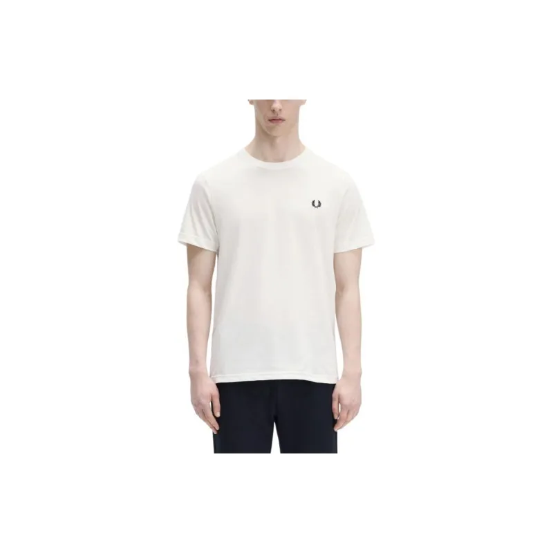 FRED PERRY Embroidered logo Cotton T shirt-2