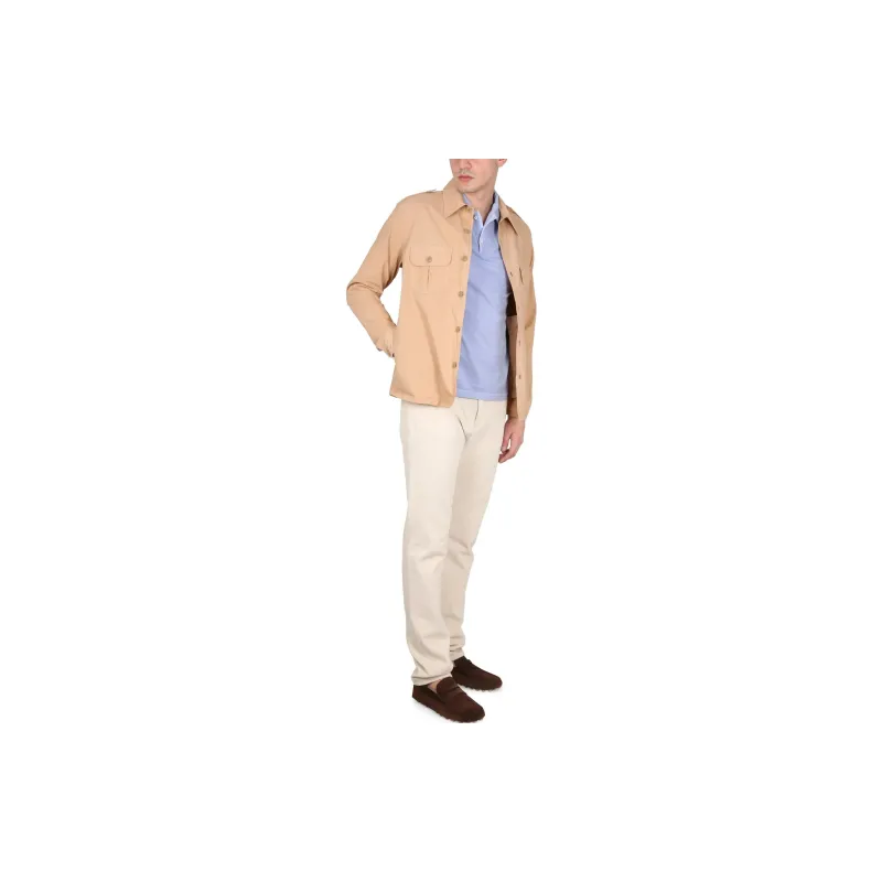 ASPESI Pointed Collared Buttoned Shirt-3