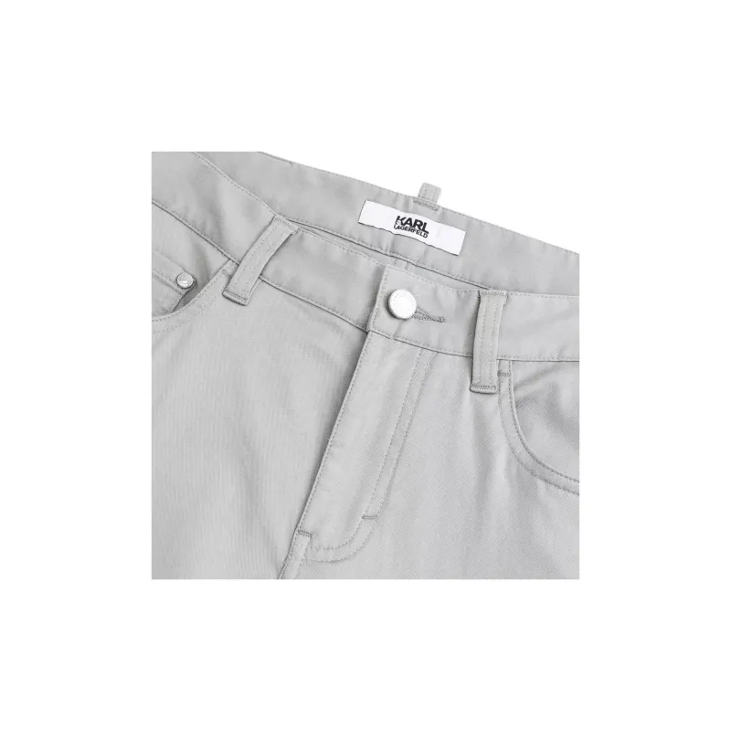 KARL LAGERFELD SS24 Casual Pants Men's Light Gray-1