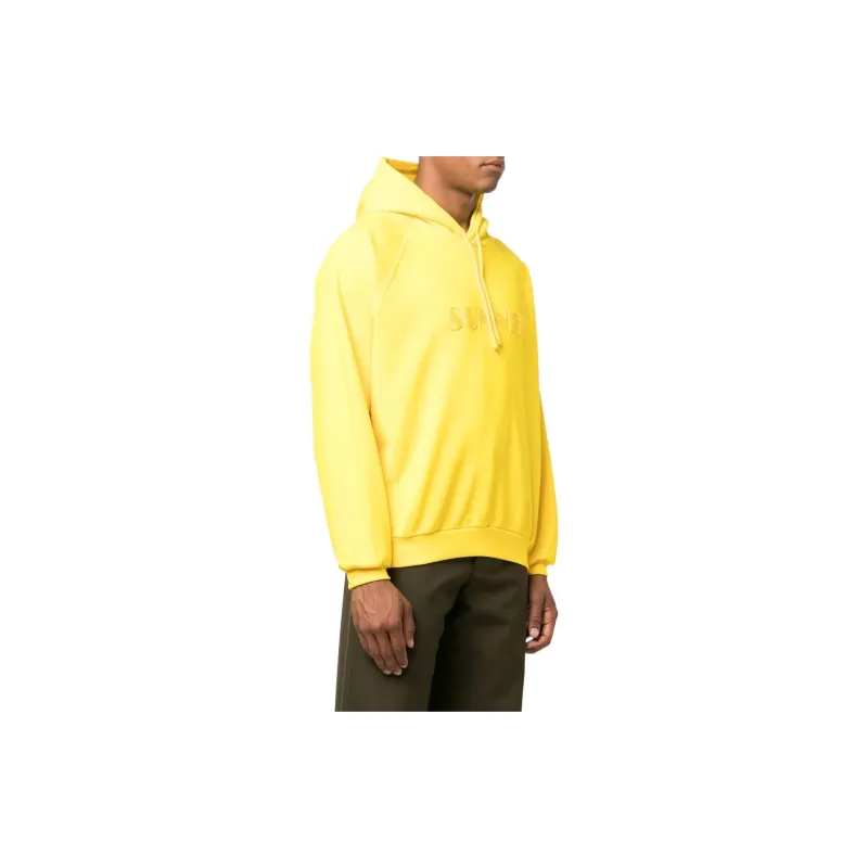 Sunnei Logo Embroidered Drawstring Hoodie-3
