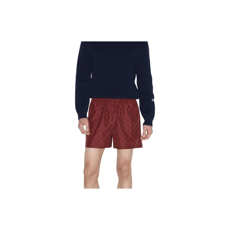 GUCCI Swimming Shorts Men's Red-3