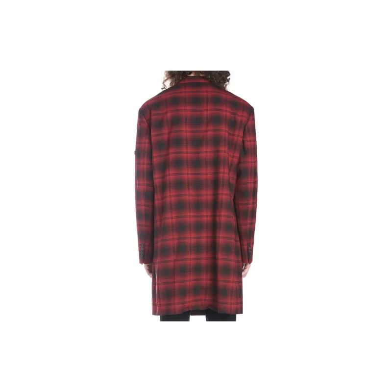 Balenciaga Business Suits Coats Men's Red-3
