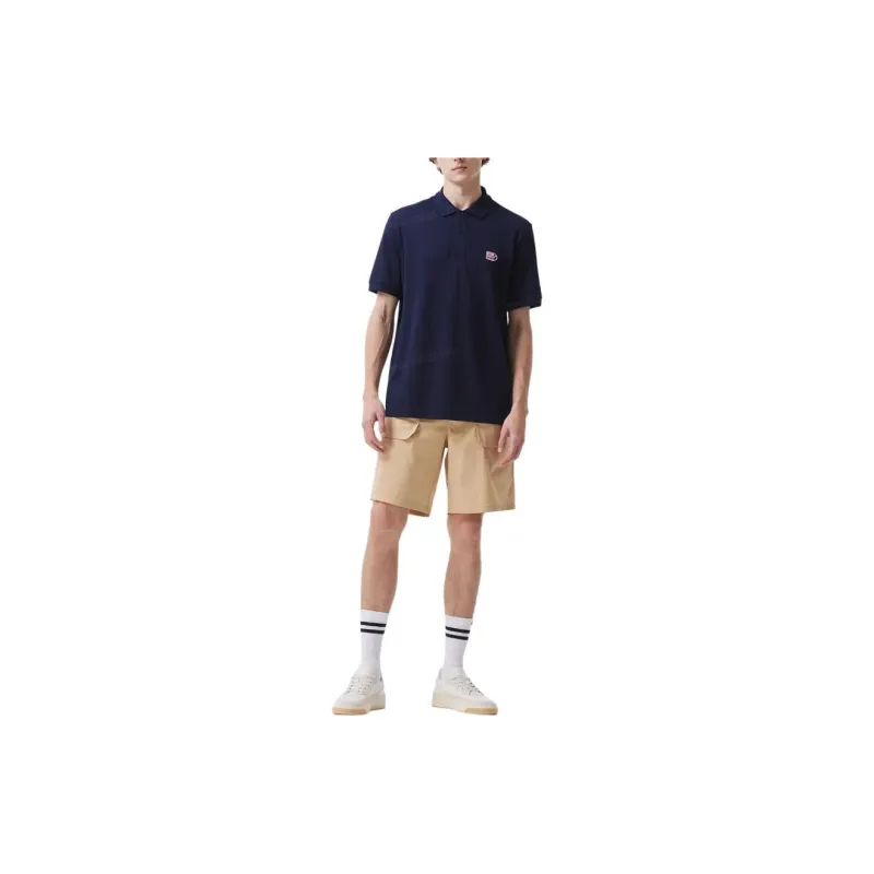 LACOSTE SS24 Polo Shirt Men's Navy Blue-2