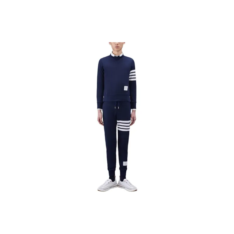 THOM BROWNE Signature 4 bar Stripe Track Pants-6