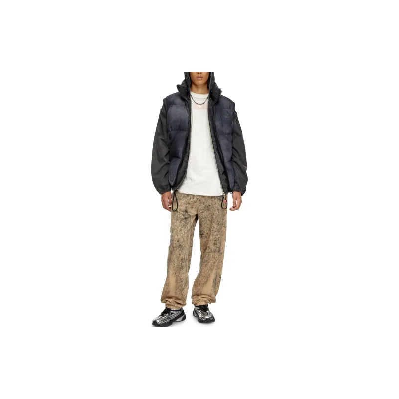 DIESEL FW24 Knitted Sweatpants Men's Beige-2