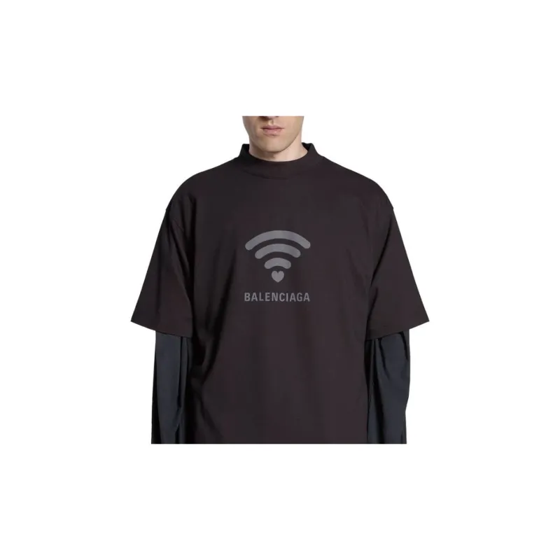 Balenciaga 520 T Shirts Men Black-5