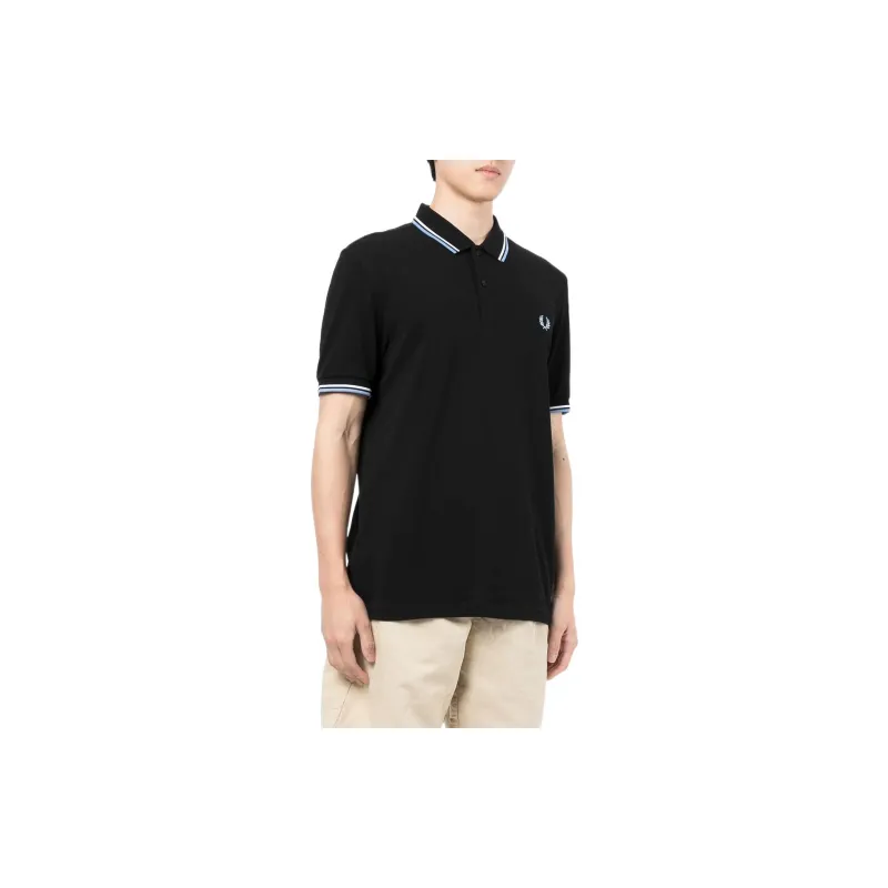 FRED PERRY Polo Shirts Men Black-3