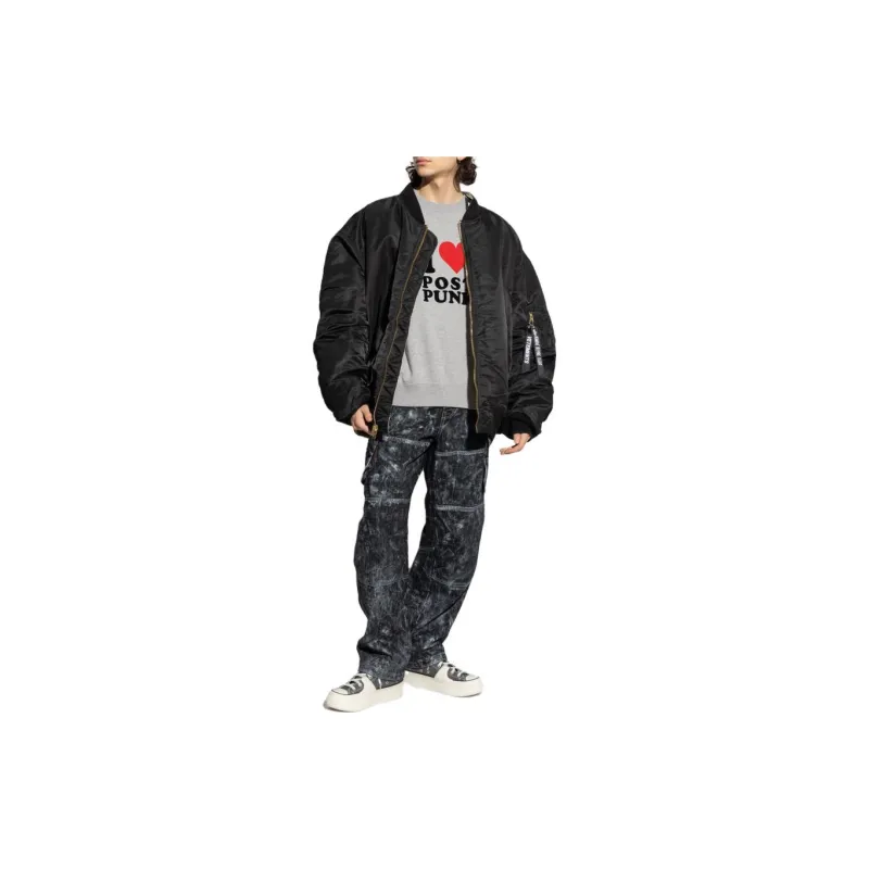 UNDERCOVER I Love Post Punk Crewneck Sweatshirt-2