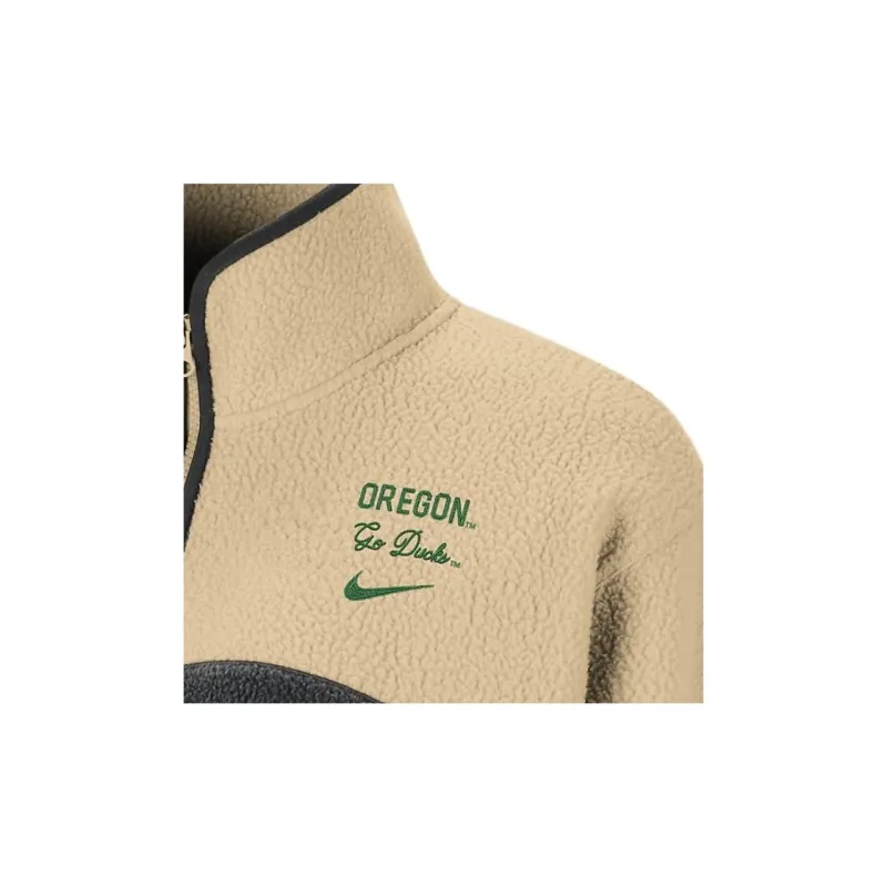 Nike Oregon Swoosh Fly Velvet-feel Coat Women's Earth Yellow-2