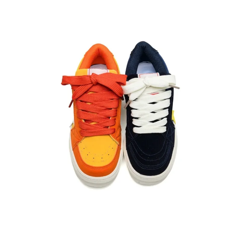 LIANGHUO Low Top Skateboard Shoes Women's Mismatched-2