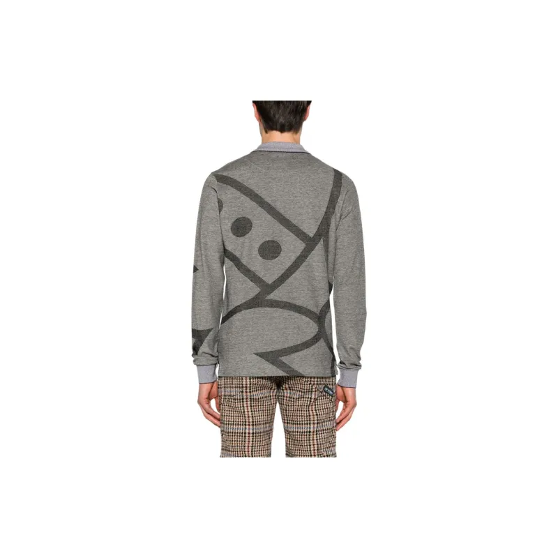 Vivienne Westwood SS24 Polo Shirt Men's Gray-2
