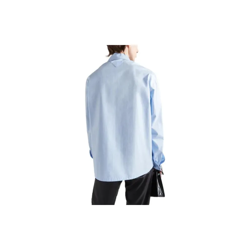 PRADA FW22 Shirt Men's Sky Blue-2