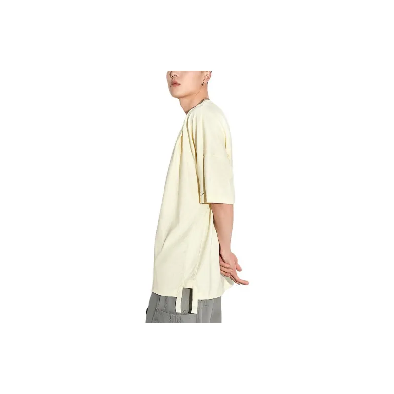 LiNing Li Ning X Jackie Chan Co branded Kung Fu Series T Shirt Men's Papyrus White-3